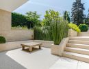 Gartengestaltung Augsburg – Terrasse mit Staudenbepflanzung