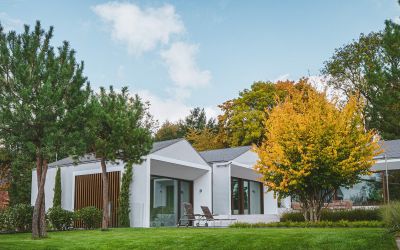 Gartenbau eines Luxusgartens in Aystetten Umgebung Augsburg